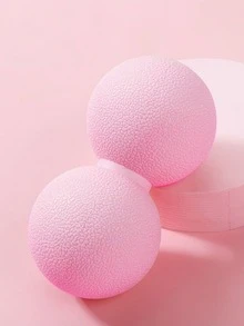 1 件多色放松经络筋膜球手掌脚底瑜伽健身瑜伽球花生球筋膜球按摩球 - 紫色 - 查看 4