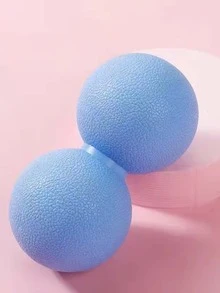 1 件多色放松经络筋膜球手掌脚底瑜伽健身瑜伽球花生球筋膜球按摩球 - 紫色 - 查看 7