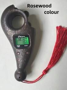 Contador electrónico con botón de restablecimiento manual de perlas, contador con retroiluminación LED adecuado para perlas, podómetro