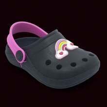 Women's Babouche Papete Sandals For Kids Rainbow Light Comfort - 黑色 - 查看 2