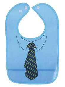 WATERPROOF BABY BIB WITH POCKET - con gái - Xem 3