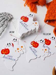 50 que kẹo trang trí Halloween - Thiết kế dễ thương và hình bí ngô với dòng chữ Happy Halloween, Vật dụng tiệc giấy để làm đồ thủ công DIY, Đồ trang trí tiệc Giáng sinh mùa thu, Đồ trang trí Halloween, Đồ thủ công theo mùa, Đồ trang trí lễ hội, Đồ trang trí Halloween, Vật dụng trang trí Halloween - Nhiều màu - Xem 5
