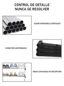 3/4/5/6 zapatero independiente,  zapatero con estante,  estante de almacenamiento, - Plateado - Ver 5