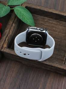 Compatible With Apple Watch Band And Case Combination Set Fashion, Sport, Soft And Comfortable Rivet Buckle Silicone Strap + Shiny Diamond-Studded Anti-Drop And Scratch-Resistant PC Case With Tempered Glass Film Integrated Case Compatible With Apple Watch 38/40/41/42/44/45/46/49MM Replacement Strap Case Compatible With Apple Watch Series Ultra/10/9/8/7/6/5/4/3/SE Women's Strap Case