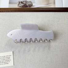 复古鲸鱼亚克力发夹，独特的海洋动物发饰，发爪，爪夹，发夹，发夹 - 多色 - 查看 11