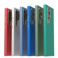 Capa Capinha premium SAM A02 A05 A10 A12 A14 A15 A20 A21S A32 4G A34 5G A54 M02 M23 M51 F13Note 20 J5 Prime Capa de Silicone de Veludo Premium