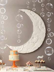 1 Vòng hoa bong bóng trong suốt và nhiều màu sắc trang trí tiệc bong bóng nổi treo ánh sáng trôi nổi bãi biển hồ bơi chủ đề đại dương sinh nhật cô dâu tiệc cưới trang trí nền tiệc (Không phải bong bóng 3D thực sự, mà mô phỏng bầu không khí thổi bong bóng thông qua hiệu ứng phản chiếu) - Nhiều màu - Xem 8