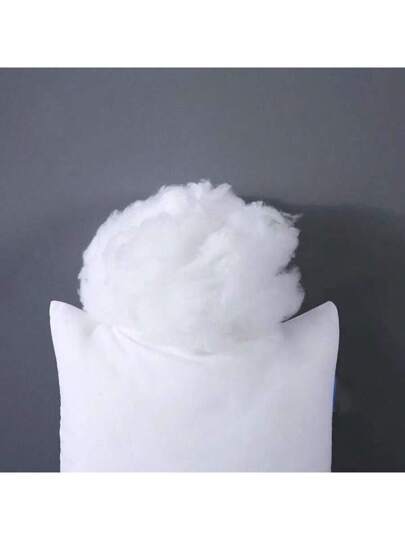1pc Wit Kussen Insert, Full Size Renewable Fiber Filler, Bed, Sofa, Living Room, Bedroom, Office, ative Pillow, Bed Car Support view 6