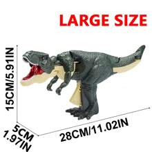 Decompression Simulated Dinosaur Model Teenagers's Toys Dynamic Pressing Tyrannosaurus Rex Gift Decoration Toys,Creative Prank Gifts, Halloween And Christmas Gifts
