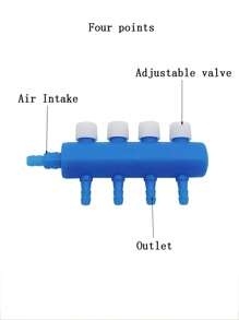 Aquarium Accessories, Airpump Splitter, Air Flow Adjustable Valve, (Splitter Head/Splitter Head + Tubing + Air Stone Set Available)