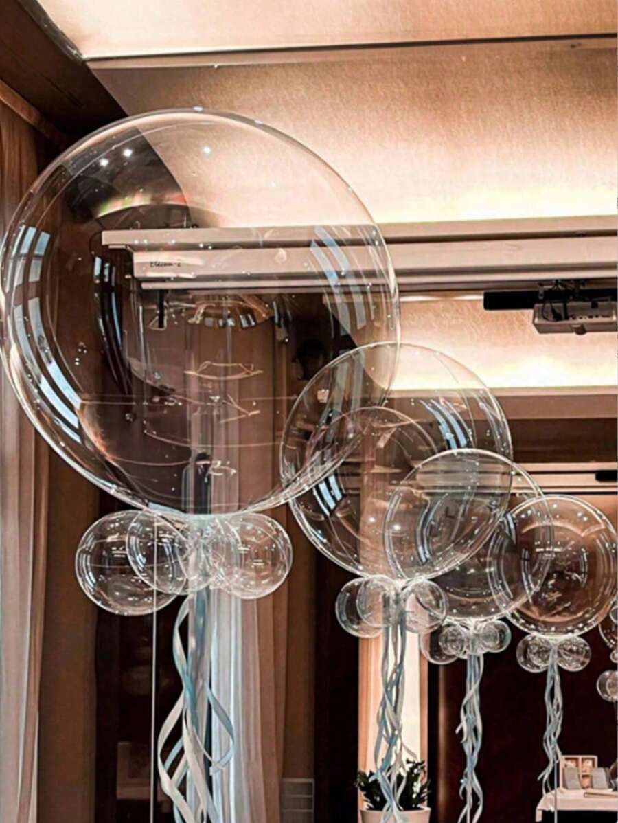20 jeux de ballons transparents à vagues, utilisés pour le mariage, la plage, la décoration de fête d'anniversaire, ballons de décoration d'événement