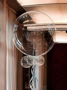 20 jeux de ballons transparents à vagues, utilisés pour le mariage, la plage, la décoration de fête d'anniversaire, ballons de décoration d'événement