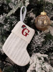 1pc Home Decor White Christmas Socks Knitted Socks Woolen Socks Embroidered Letters Candy Gift Bag Creative Holiday Festive Letters White Christmas Socks Gift Bag,Wedding Birthday Party Decor, Holiday Decor, Socks Gift Bag, Thanksgiving Decor, Christmas Decor, Room Decor, Home Decor,Christmas Gift Christmas Decorations Home Christmas Gifts Christmas Decor - Multicolor - View 34