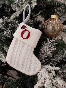 1pc Home Decor White Christmas Socks Knitted Socks Woolen Socks Embroidered Letters Candy Gift Bag Creative Holiday Festive Letters White Christmas Socks Gift Bag,Wedding Birthday Party Decor, Holiday Decor, Socks Gift Bag, Thanksgiving Decor, Christmas Decor, Room Decor, Home Decor,Christmas Gift Christmas Decorations Home Christmas Gifts Christmas Decor - Multicolor - View 19