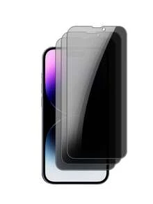 3 miếng kính cường lực chống nhìn trộm bảo vệ màn hình tương thích với iPhone 16 15 14 13 12 11 Pro Max XR X XS Max 7 8 Plus - màu đen - Xem 24