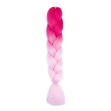 Soft Bubble Braids Hair Extensions 24inch - Colored Braiding Hair High Temperature Synthetic Fiber Jumbo Braiding Hair Extensions For Girl - Multicolor - View 43