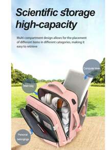 Large Capacity Multipurpose Travel Backpack - Airline Approved Laptop Backpack With Dedicated Shoe Compartment, USB Charging Port, Multiple Pockets And Ergonomic Design, Suitable For Outdoor Sports, Daily Use Thanksgiving Purse Holiday Computer Backpack Black Bag Hiking Large Capacity Multi-Functional Portable Fashionable Casual Men's Backpack Vacation Hip Bag Bag For Men Christmas Gifts For Men