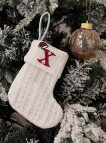 1pc Home Decor White Christmas Socks Knitted Socks Woolen Socks Embroidered Letters Candy Gift Bag Creative Holiday Festive Letters White Christmas Socks Gift Bag,Wedding Birthday Party Decor, Holiday Decor, Socks Gift Bag, Thanksgiving Decor, Christmas Decor, Room Decor, Home Decor,Christmas Gift Christmas Decorations Home Christmas Gifts Christmas Decor - Multicolor - View 35