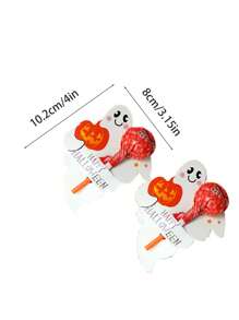 50 que kẹo trang trí Halloween - Thiết kế dễ thương và hình bí ngô với dòng chữ Happy Halloween, Vật dụng tiệc giấy để làm đồ thủ công DIY, Đồ trang trí tiệc Giáng sinh mùa thu, Đồ trang trí Halloween, Đồ thủ công theo mùa, Đồ trang trí lễ hội, Đồ trang trí Halloween, Vật dụng trang trí Halloween - Nhiều màu - Xem 7