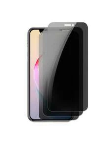 3 miếng kính cường lực chống nhìn trộm bảo vệ màn hình tương thích với iPhone 16 15 14 13 12 11 Pro Max XR X XS Max 7 8 Plus - màu đen - Xem 13