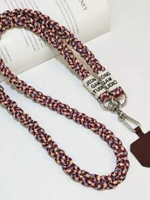 长编织户外登山手机挂绳带 - 蜜蜂形手机壳支架，可调节斜挎肩带，耐用，适合男女，送给母亲、家人、朋友、生日、节日的礼物，手机挂饰，手机链 - 彩色 - 查看 8