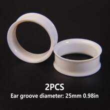 2入組3mm-38mm實心亞克力耳塞穴道,適合日常穿戴、休閒穿戴、工作、派對,帶有穿孔耳環和個性化風格,是家庭、朋友、兄弟姐妹和節日禮物的理想選擇 - 亞克力實心耳擴 - 查看 35