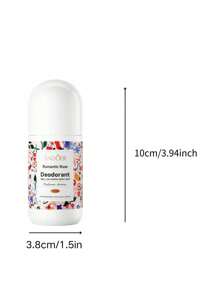 1 pieza Desodorante de bola rodante, la fragancia es de larga duración, refrescante y cálida, la duración es diferente para diferentes tipos de Body, diferentes temperaturas y diferentes escenas