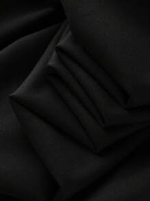 Butterfly Print Oversized Hoodie For Teens, Autumn/Winter - Black - View 4