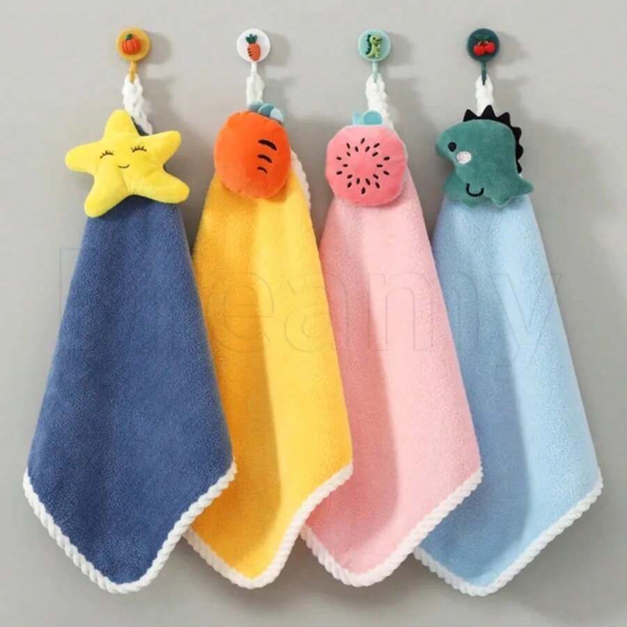 Hand Towel Kits Kids Face Soft Fabric Lightweight Quick Drying - Nhiều màu - Xem 1