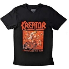 Kreator | Official Band T-Shirt | Pleasure To Kill (Back Print) - Black - View 1