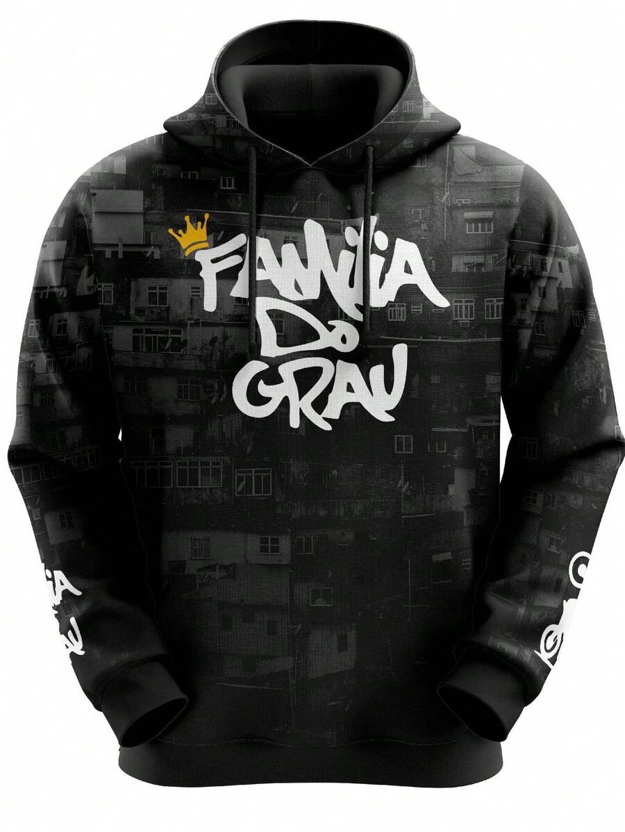 Moto 244 Grau Family Brand Sweatshirt Choose Color - Black - View 1