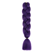 Soft Bubble Braids Hair Extensions 24inch - Colored Braiding Hair High Temperature Synthetic Fiber Jumbo Braiding Hair Extensions For Girl - Multicolor - View 15