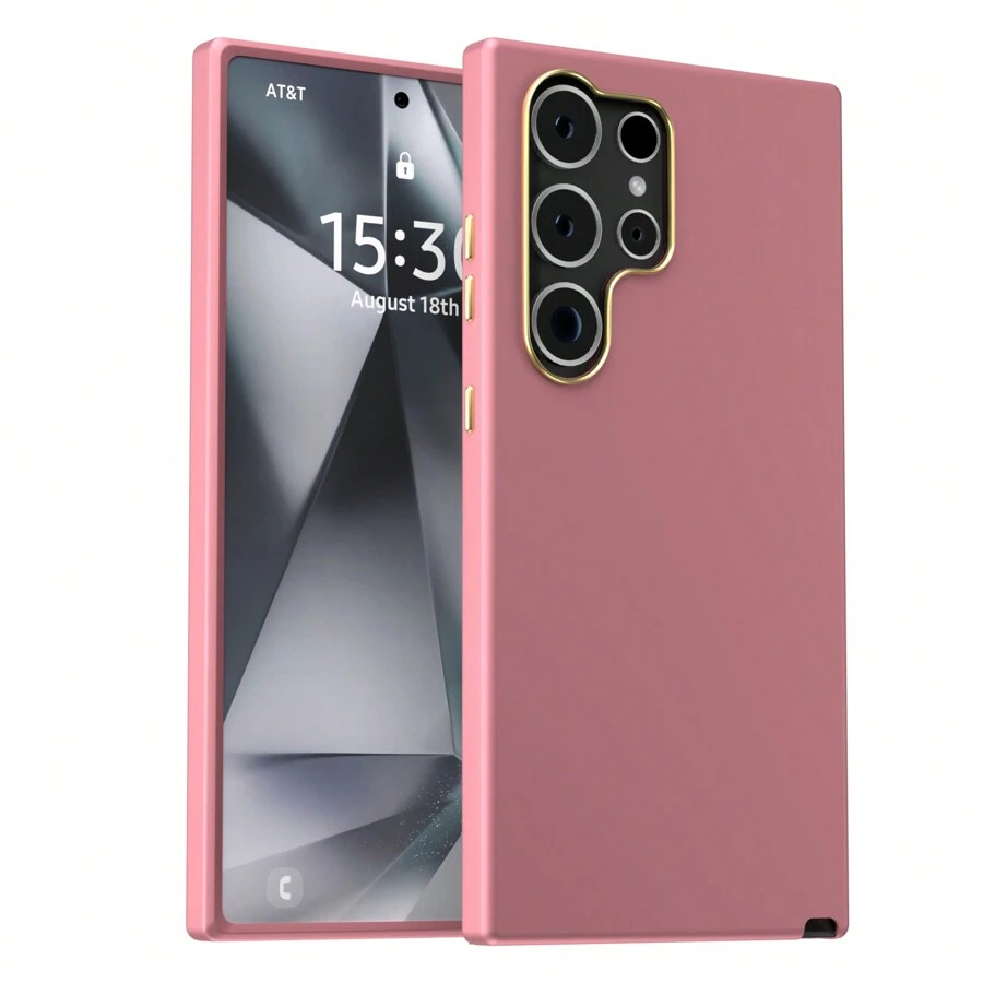 Premium Case Cover Samsung A02 A05 A10 A12 A14 A15 A20 A21S A32 4G A34 5G A54 M02 M23 M51 F13Note 20 J5 Prime Premium Velvet Silicone Case - 粉紅色的 - 查看 1