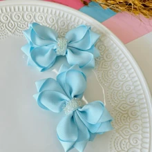Double Bow / Double Bow / / Baby Blue Double - 淺藍色 - 查看 1