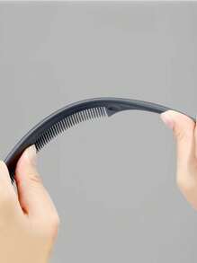 Set de 5 peines de dientes finos de plástico, peines para estilismo de cabello, adecuados para mujeres