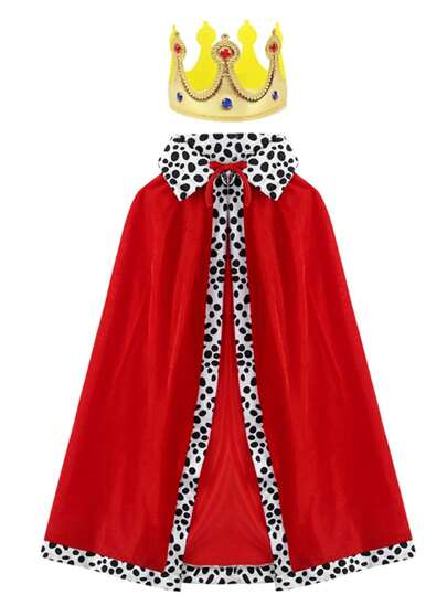 1 件装 斗篷之王 派对表演 蓝紫红 圣诞斗篷 斗篷 - 最佳