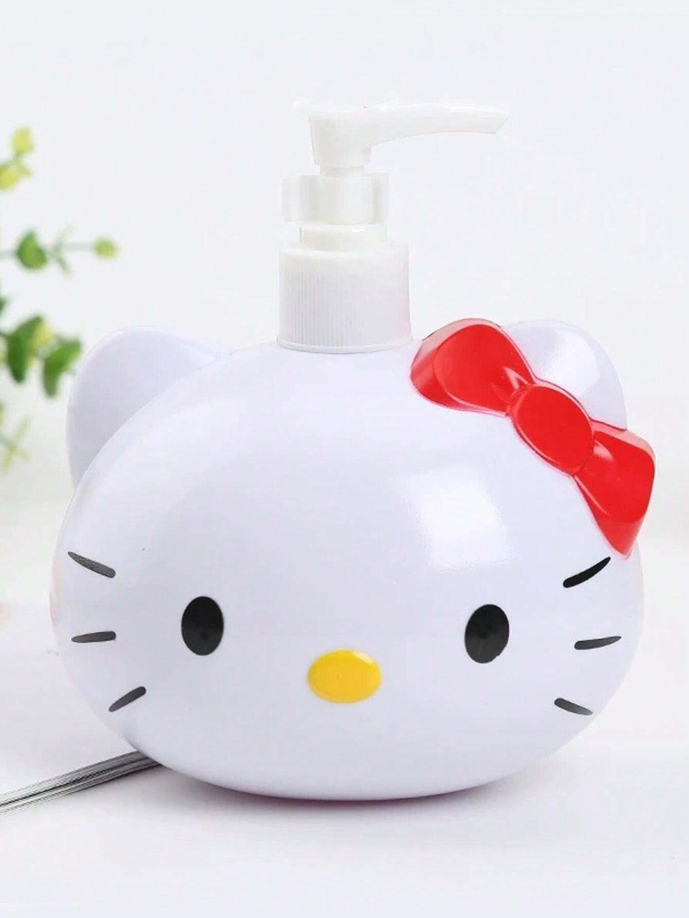 Cartoon 450ML Travel Body Wash Shampoo Lotion Dispenser Pressure Bottle