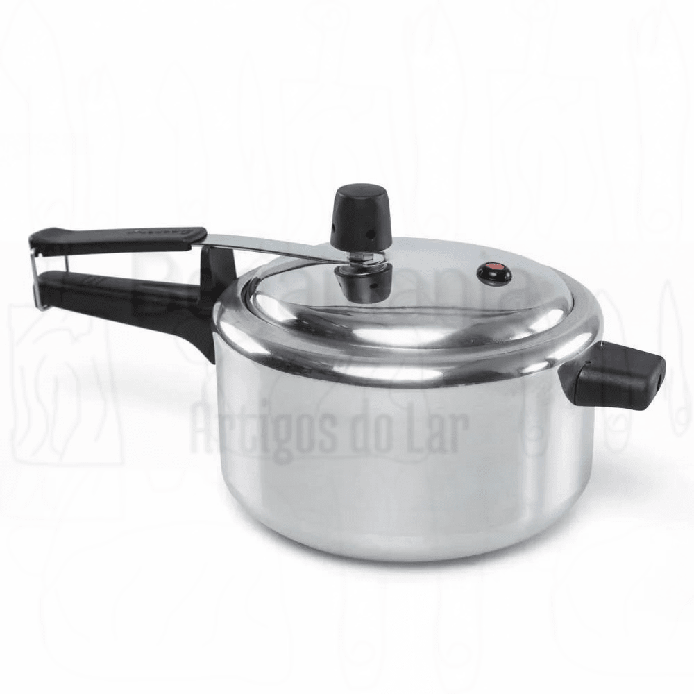 Panela de Pressão Pequena 3 litros - 3l - 3litros Alumínio Polido