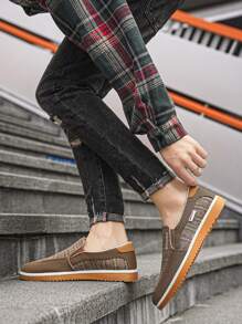 Scarpe in tela da uomo per estate e autunno, scarpe vulcanizzate versatili da uomo, tomaia in tessuto traspirante, suola spessa, sneaker casual