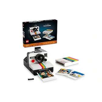 LEGO 21345 Ideas Modelo armable de la cámara Polaroid OneStep SX-70 para adultos con pegatinas