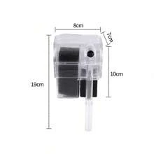 Filtro Externo De Cascada Para Peceras De 15 A 20 Litros - Blanco y Negro - Ver 1