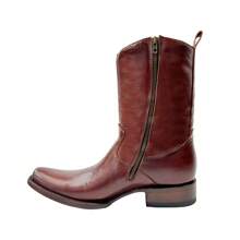 Bota vaquera Dubai estilo casual para Hombre 100% piel - Merlín café - Ver 4