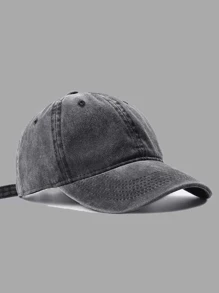 女士软冠棒球帽韩版休闲水洗纯色棒球帽万圣节