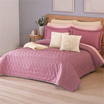  Edredón Ligero Liso Doble Vista. Colchas Concord