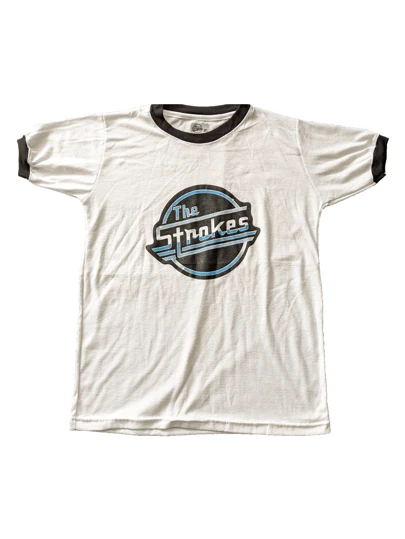 Playera The Strokes Autentico Estilo Retro Algodón