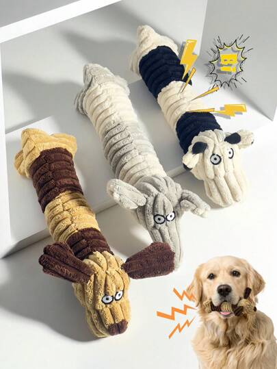 Squeaky Dog Toys Dog Plush Toys - Dog Stuffed Animal Chew Toys - Cuddly Dog Toys - Dog Stuffed Animal Toys - Durable Cattle Dog Toys - Best Toys For Puppies, Medium And Large Dogs To Keep Your Pet Busy(For Pets Only)