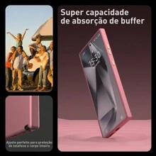 Premium Case Cover Samsung A02 A05 A10 A12 A14 A15 A20 A21S A32 4G A34 5G A54 M02 M23 M51 F13Note 20 J5 Prime Premium Velvet Silicone Case - 粉紅色的 - 查看 4