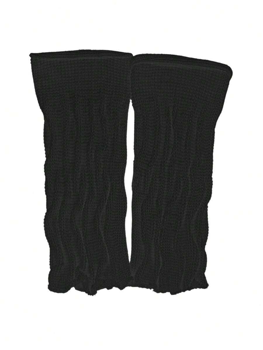 Women's Children's Youth Adult Gaiter Socks - 黑色 - 查看 1