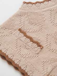 mini bala طقم قطعتين سترة مافروكة للبنات - أصفر - مشاهدة 8