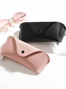 1pc Solid Color Glasses Case,Sunglasses Case,Glasses Cover,Sunglasses Reading Glasses, - View 2